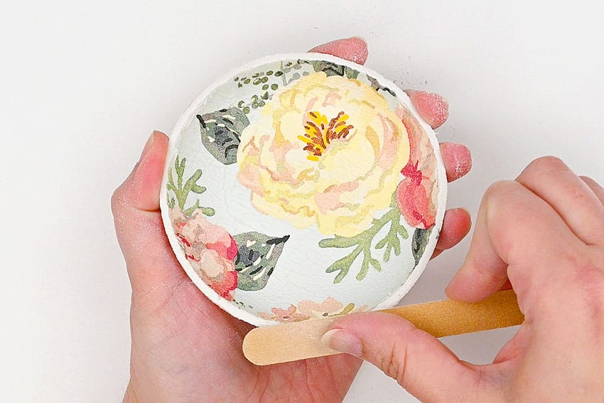 air dry clay bowls kids craft instruction image 15