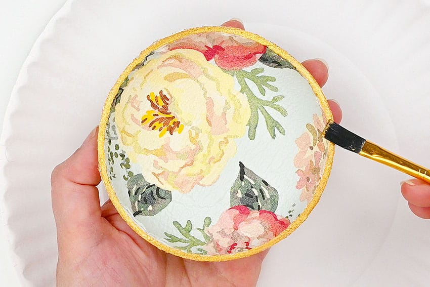 air dry clay bowls kids craft instruction image 16