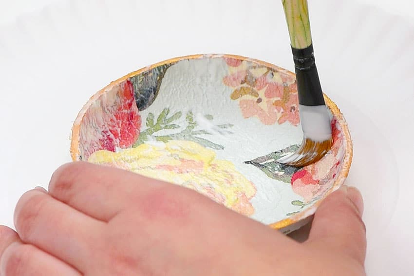 air dry clay bowls kids craft instruction image 17