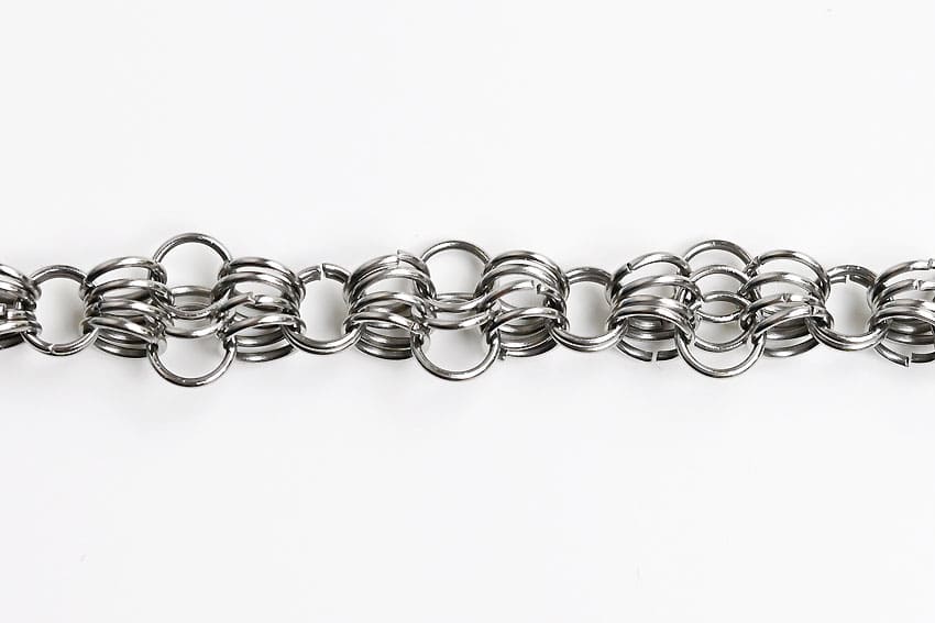 chainmail bracelet kids craft instruction image 25