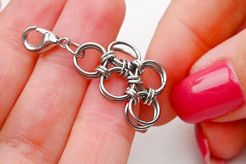 chainmail bracelet kids craft instruction image 40