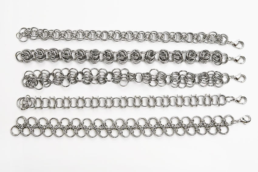 chainmail bracelet kids craft instruction image 43