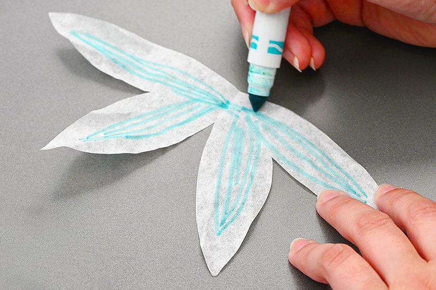 coffee filter fairies kids craft instruction image 10