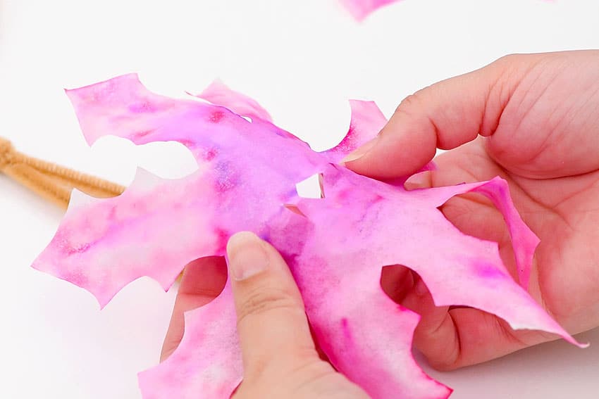 coffee filter fairies kids craft instruction image 20