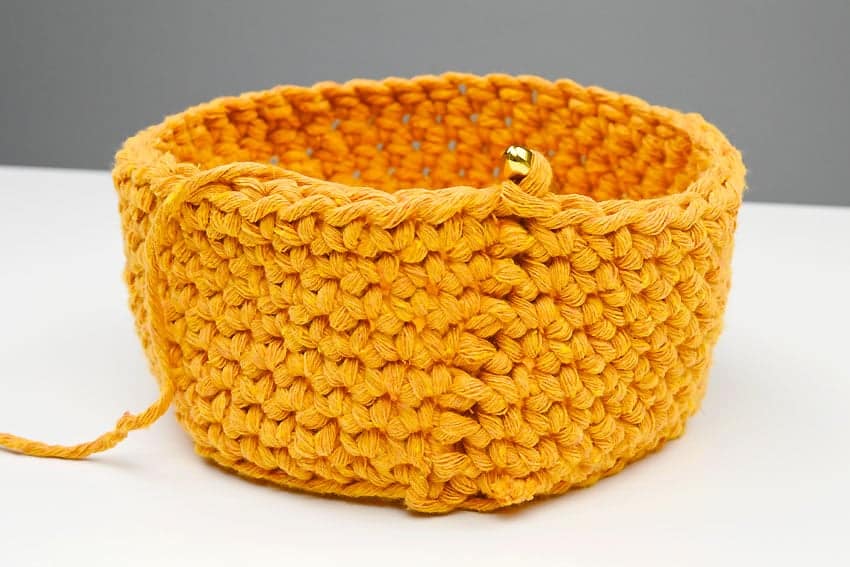 crochet basket crochet yarn craft instruction image 10