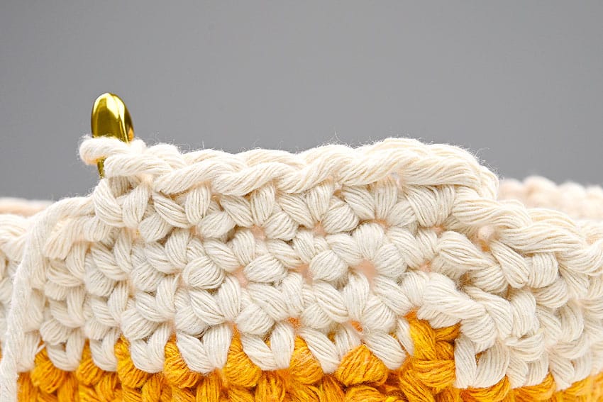 crochet basket crochet yarn craft instruction image 13