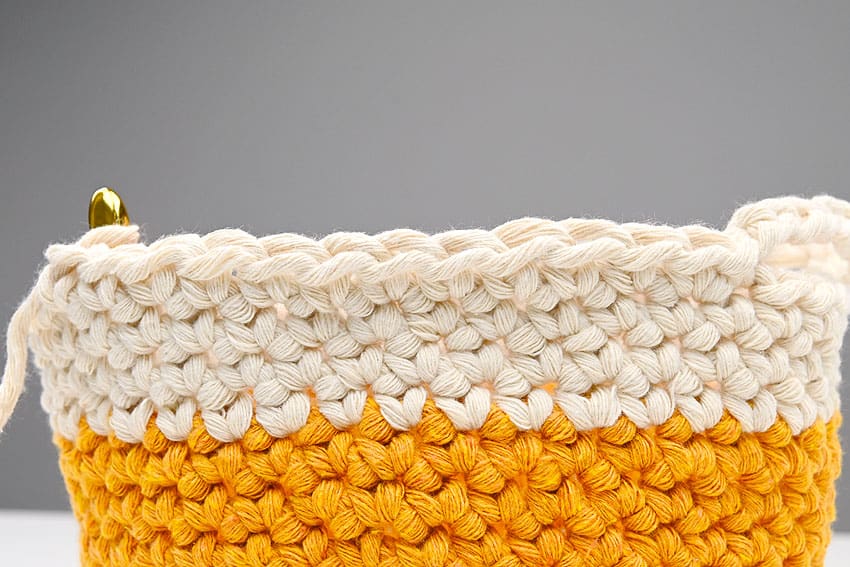 crochet basket crochet yarn craft instruction image 16