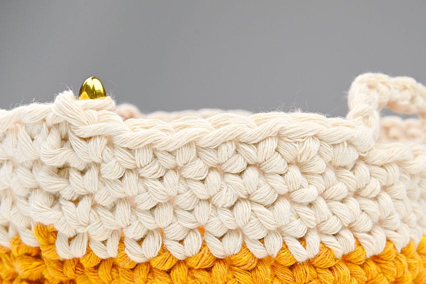crochet basket crochet yarn craft instruction image 18