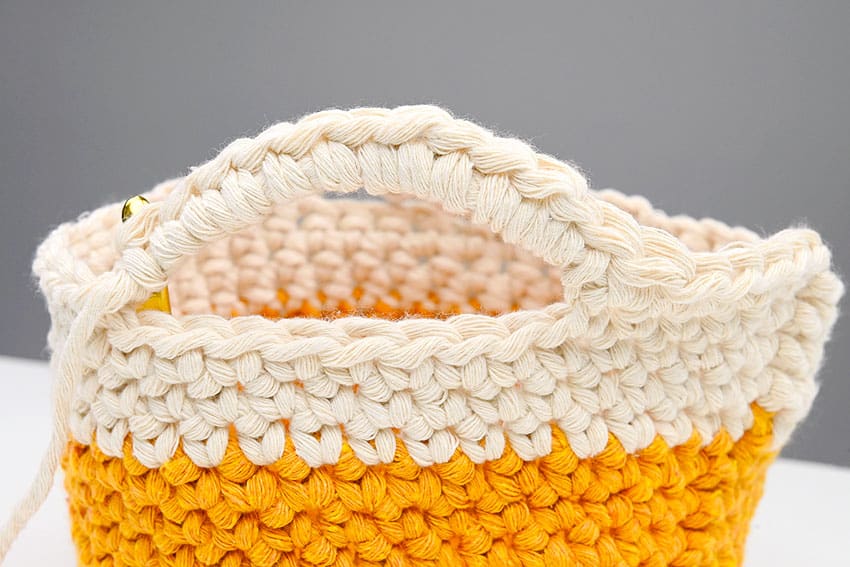 crochet basket crochet yarn craft instruction image 19