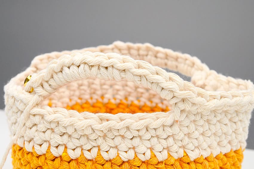 crochet basket crochet yarn craft instruction image 20