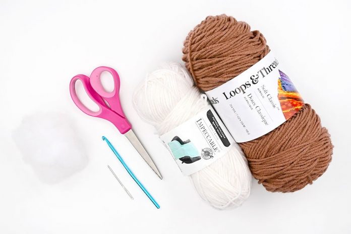 crochet football crochet yarn craft instruction image 1