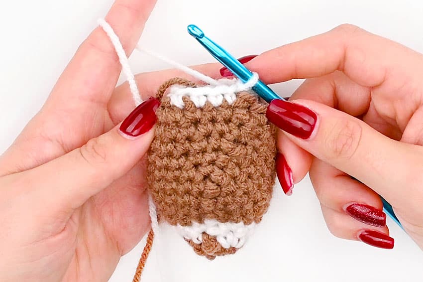 crochet football crochet yarn craft instruction image 29