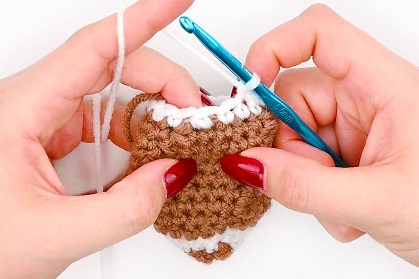 crochet football crochet yarn craft instruction image 30