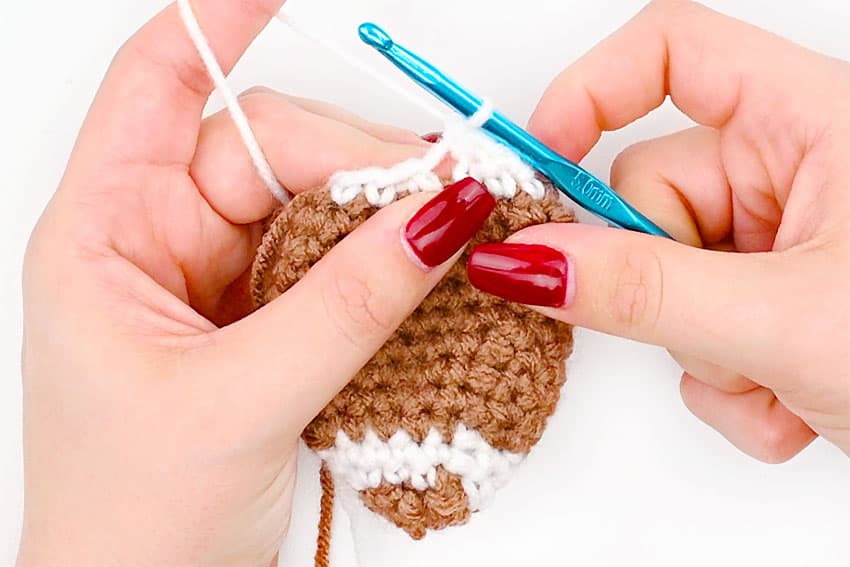 crochet football crochet yarn craft instruction image 31