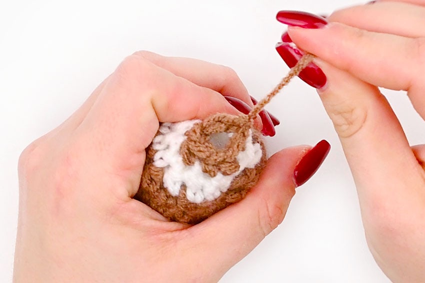 crochet football crochet yarn craft instruction image 37