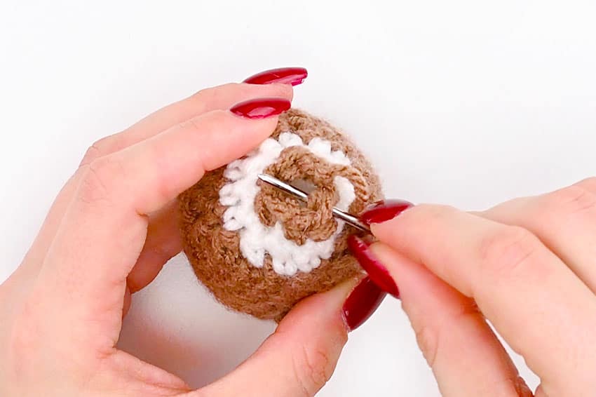 crochet football crochet yarn craft instruction image 38