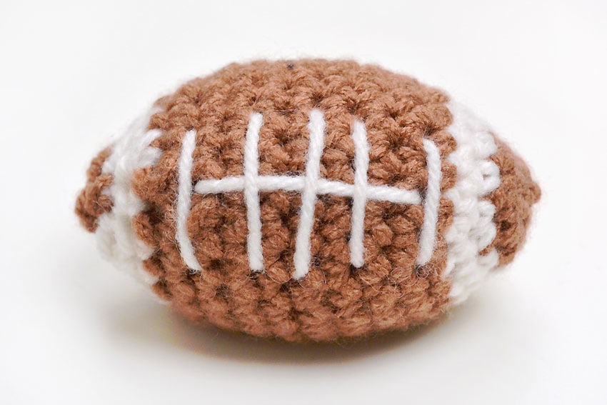 crochet football crochet yarn craft instruction image 41