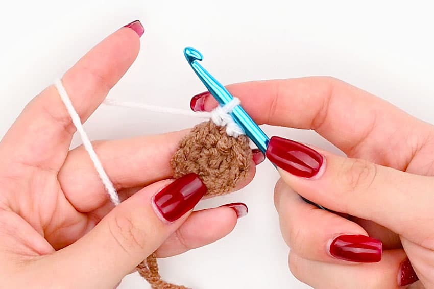 crochet football crochet yarn craft instruction image 7