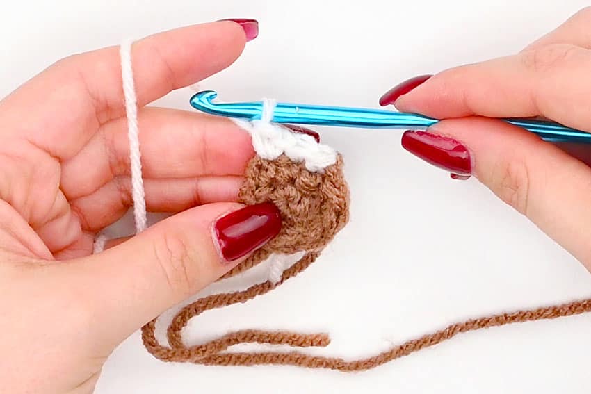 crochet football crochet yarn craft instruction image 8