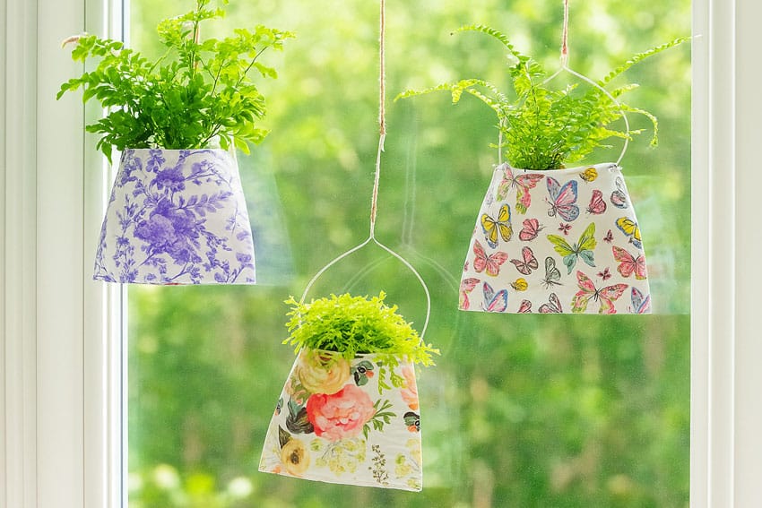 decoupage tin can planters kids craft instruction image 22