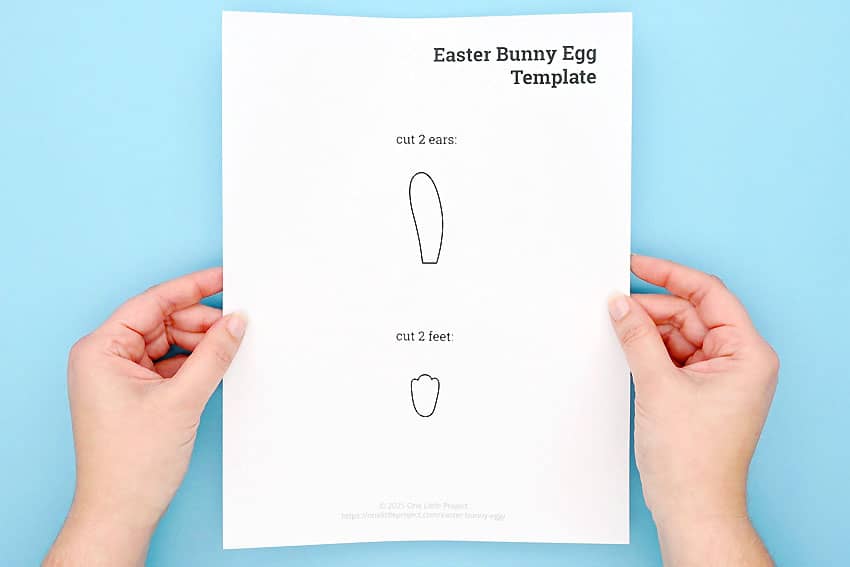 easter bunny egg kids craft instruction image 2
