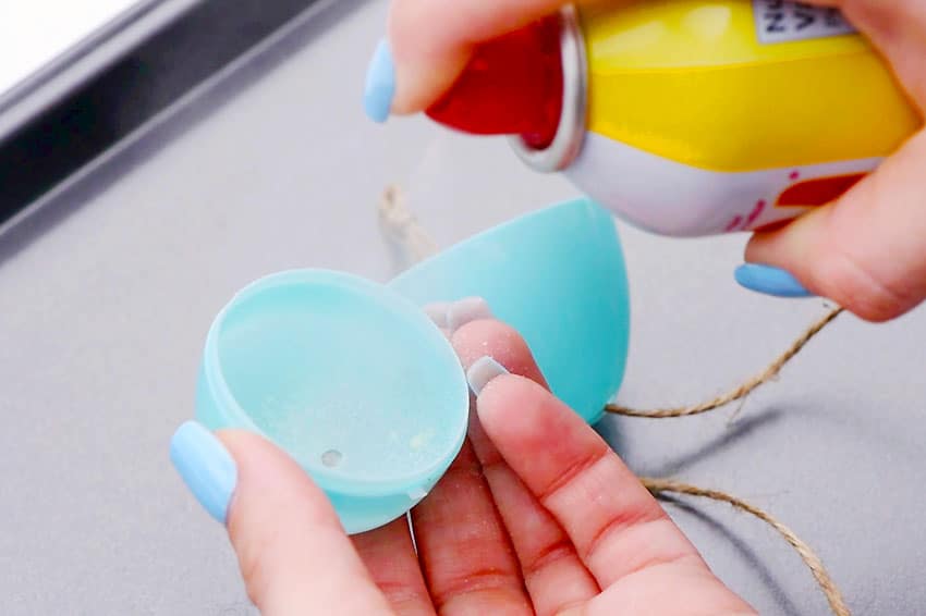 easter egg bird feeder kids craft instruction image 10