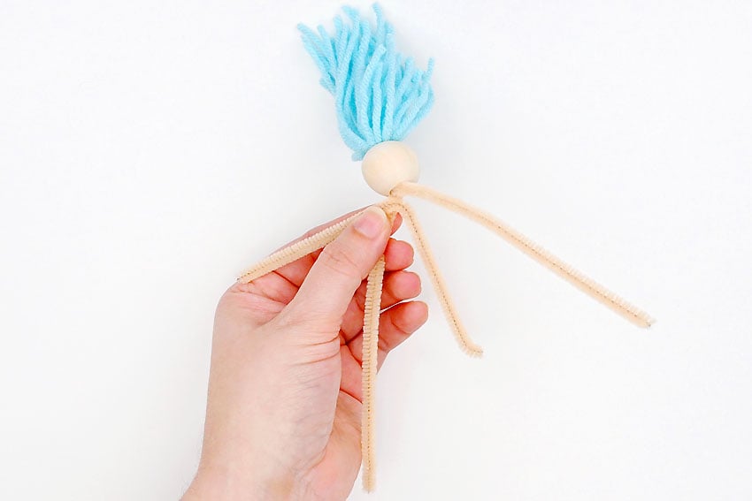 egg carton fairies crochet yarn craft instruction image 10