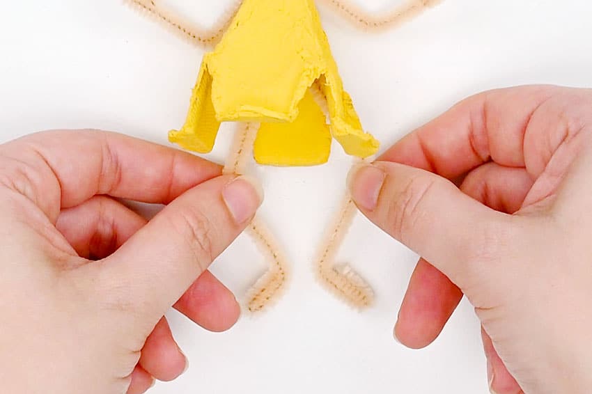 egg carton fairies crochet yarn craft instruction image 13