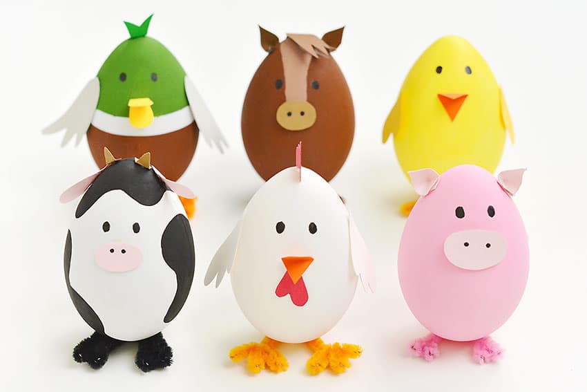 farm animal easter eggs kids craft instruction image 21