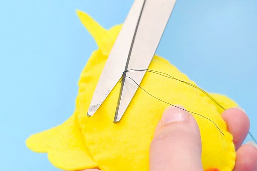 felt chick pattern kids craft instruction image 23