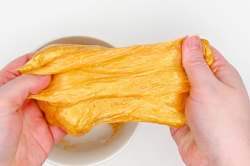 gold slime kids craft instruction image 7