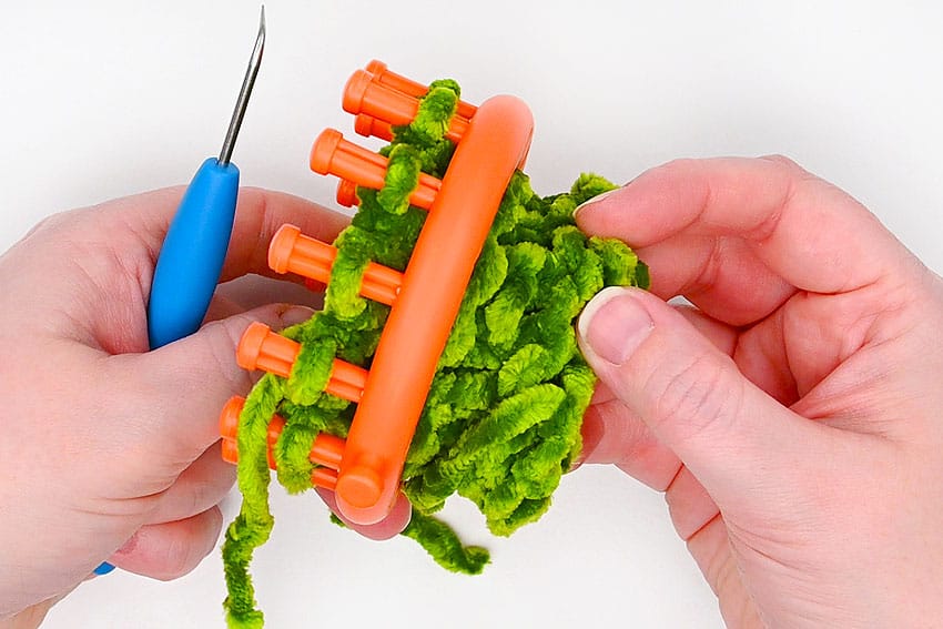 loom knit pickle crochet yarn craft instruction image 18
