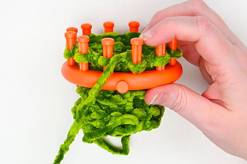 loom knit pickle crochet yarn craft instruction image 20