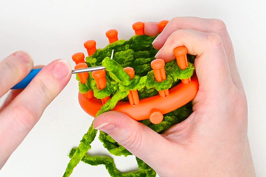 loom knit pickle crochet yarn craft instruction image 21