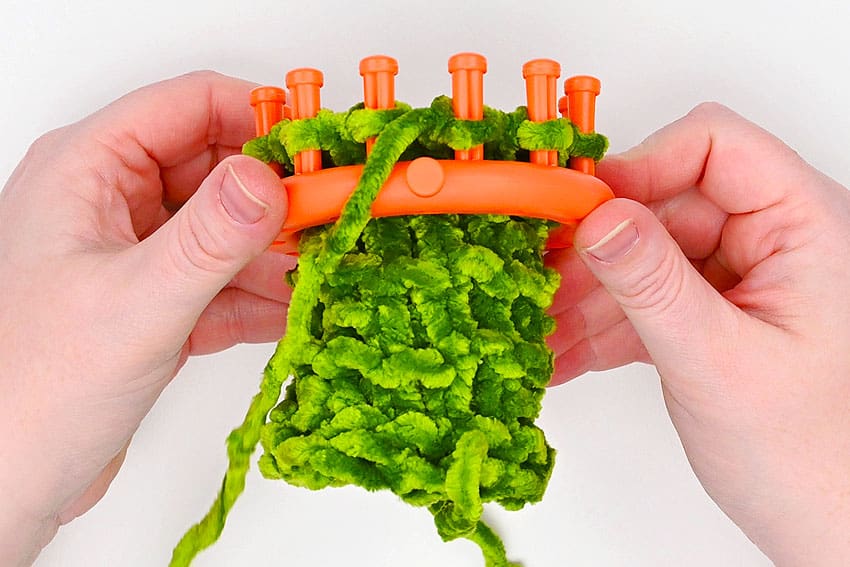 loom knit pickle crochet yarn craft instruction image 24