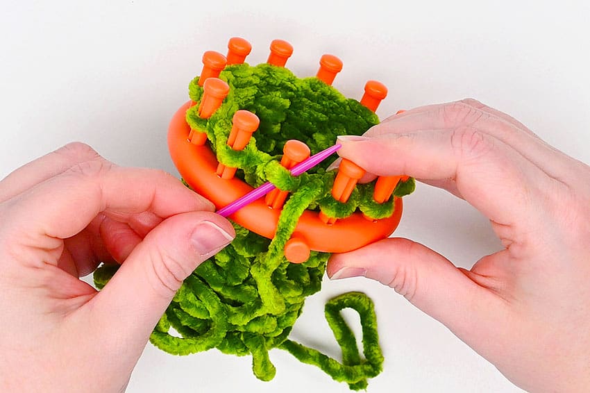 loom knit pickle crochet yarn craft instruction image 26