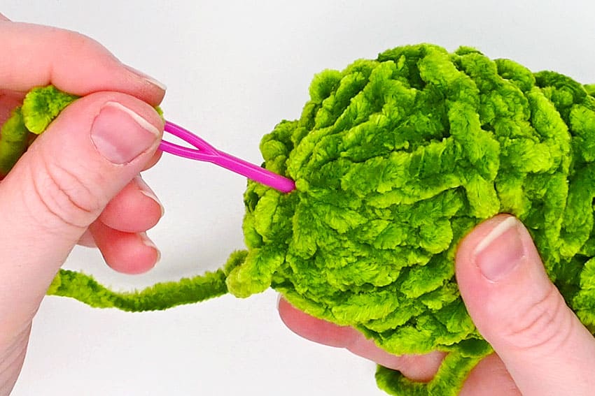 loom knit pickle crochet yarn craft instruction image 30