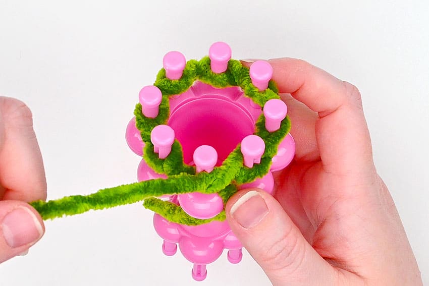 loom knit pickle crochet yarn craft instruction image 37