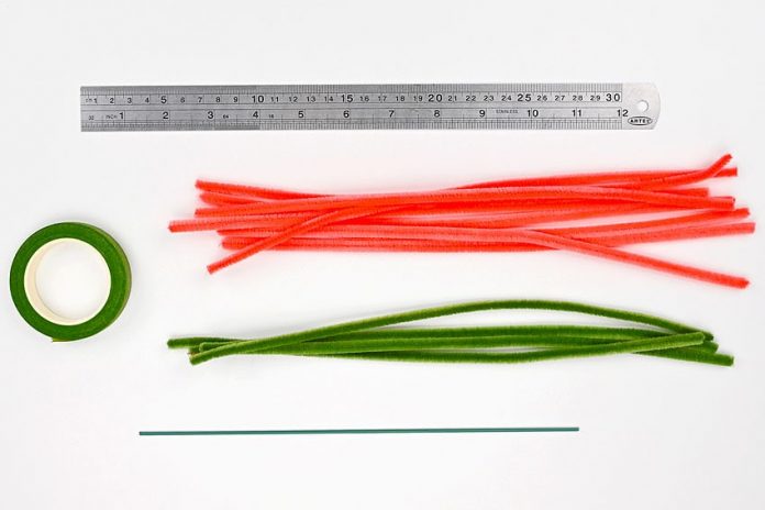 easy-pipe-cleaner-tulip-tutorial-for-kids-instruction-1 pipe cleaner tulip kids craft instruction image 1
