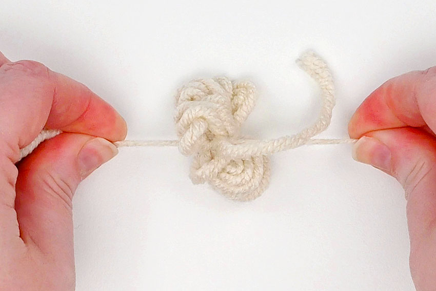 pom pom dog crochet yarn craft instruction image 18