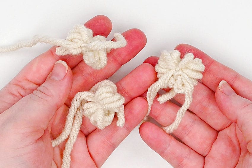 pom pom dog crochet yarn craft instruction image 21