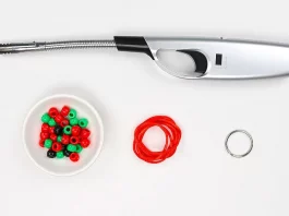 Easy Pony Bead Watermelon Tutorial for Kids pony bead watermelon kids craft instruction image 1