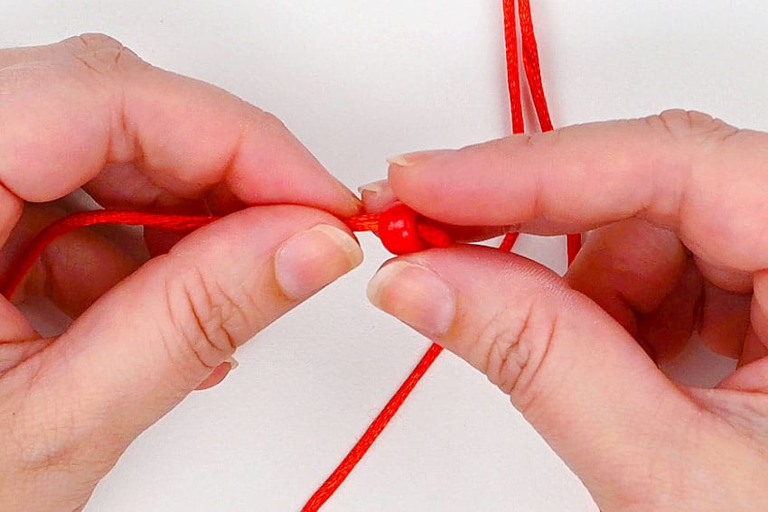 pony bead watermelon kids craft instruction image 8