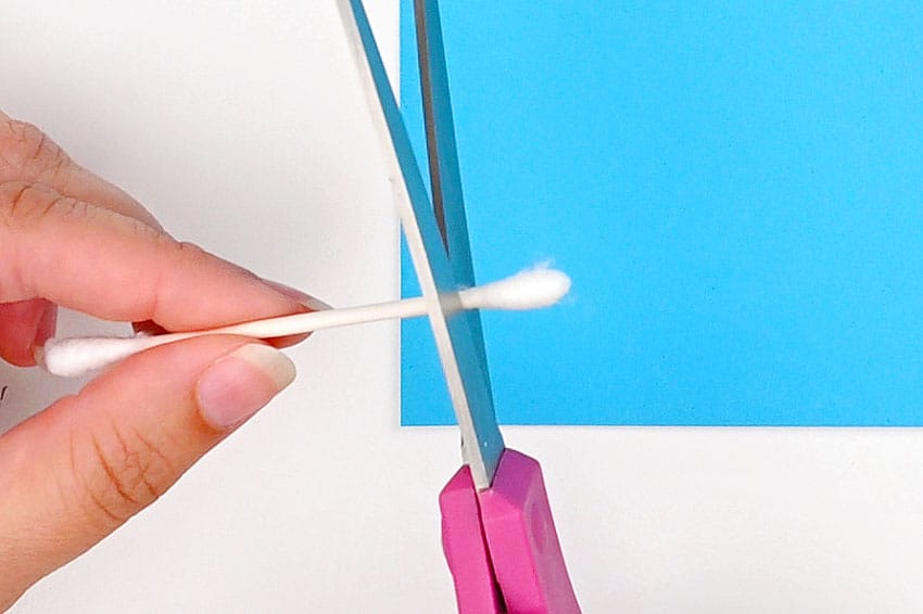 q tip skeleton kids craft instruction image 4