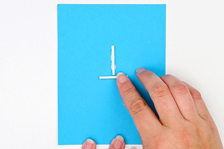 q tip skeleton kids craft instruction image 8