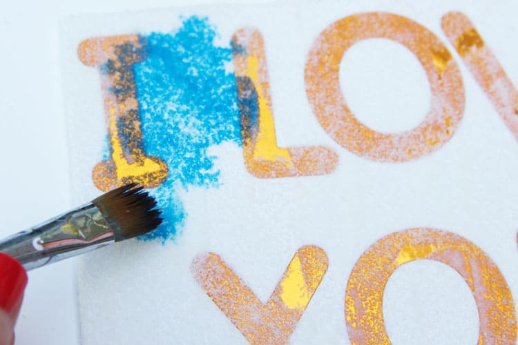 rainbow salt paintings painting craft instruction image 4