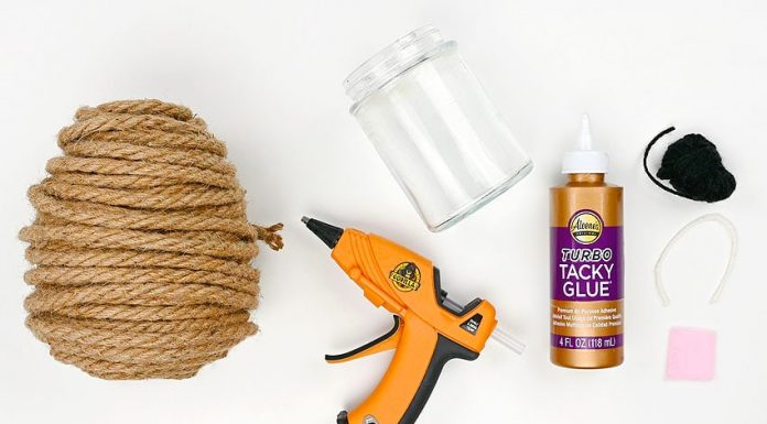 Easy Twine Bunny Tutorial for Kids twine bunny crochet yarn craft instruction image 1