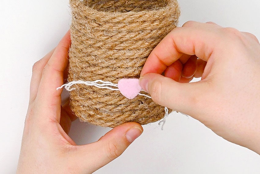 twine bunny crochet yarn craft instruction image 25