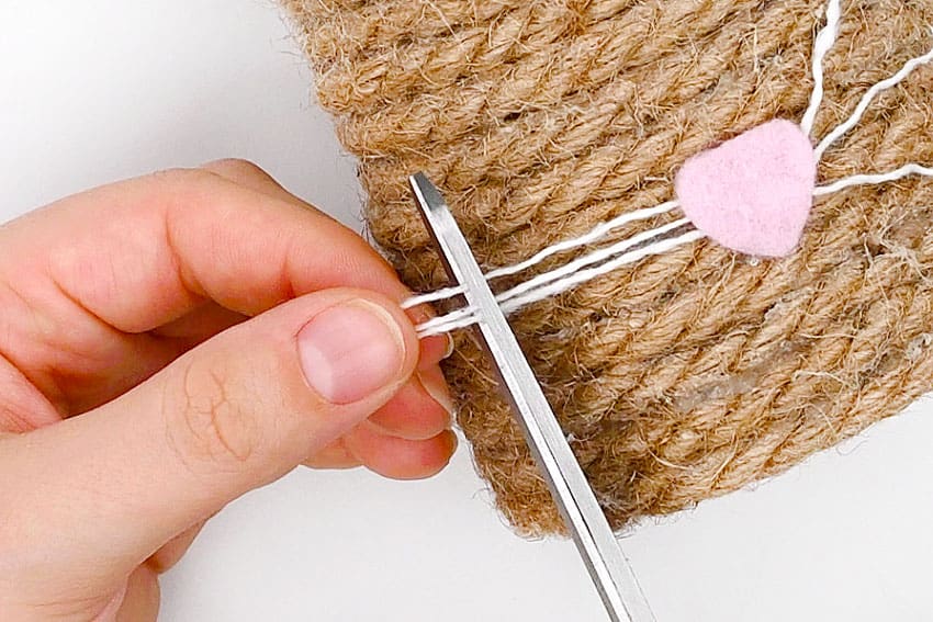 twine bunny crochet yarn craft instruction image 26