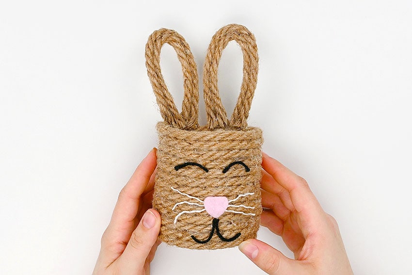 twine bunny crochet yarn craft instruction image 29